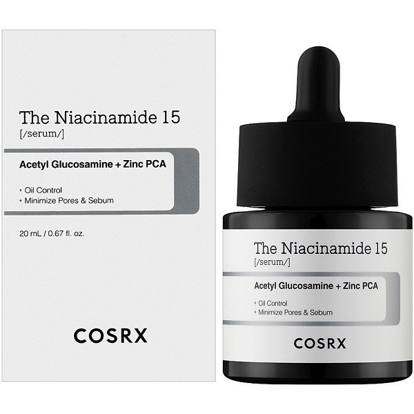 سرم ضد لک نیاسینامید 15% کوزارکس اصل  روشن کننده Cosrx The Niacinamide 15 Serum